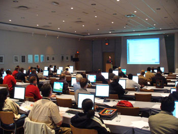 Giving a sold-out MapServer workshop in Cape Town, SA
